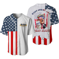 Modelo Especial Make 4th of July Great Again Unisex Baseball Jersey for Beer Lovers